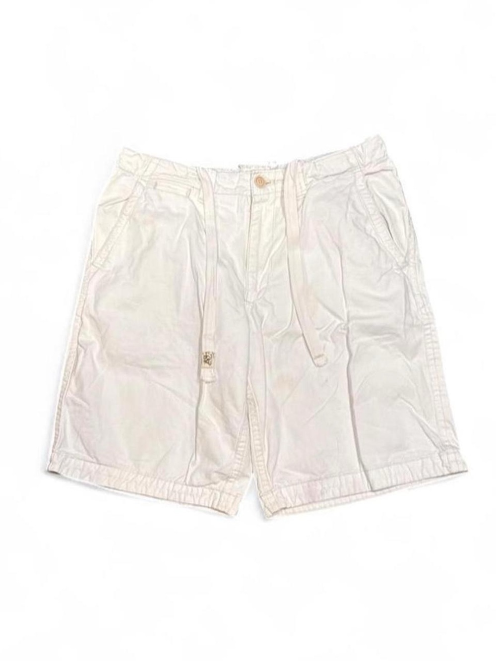 Y2K Aeropostale White Utility Baggy Wide Leg Cargo Shorts